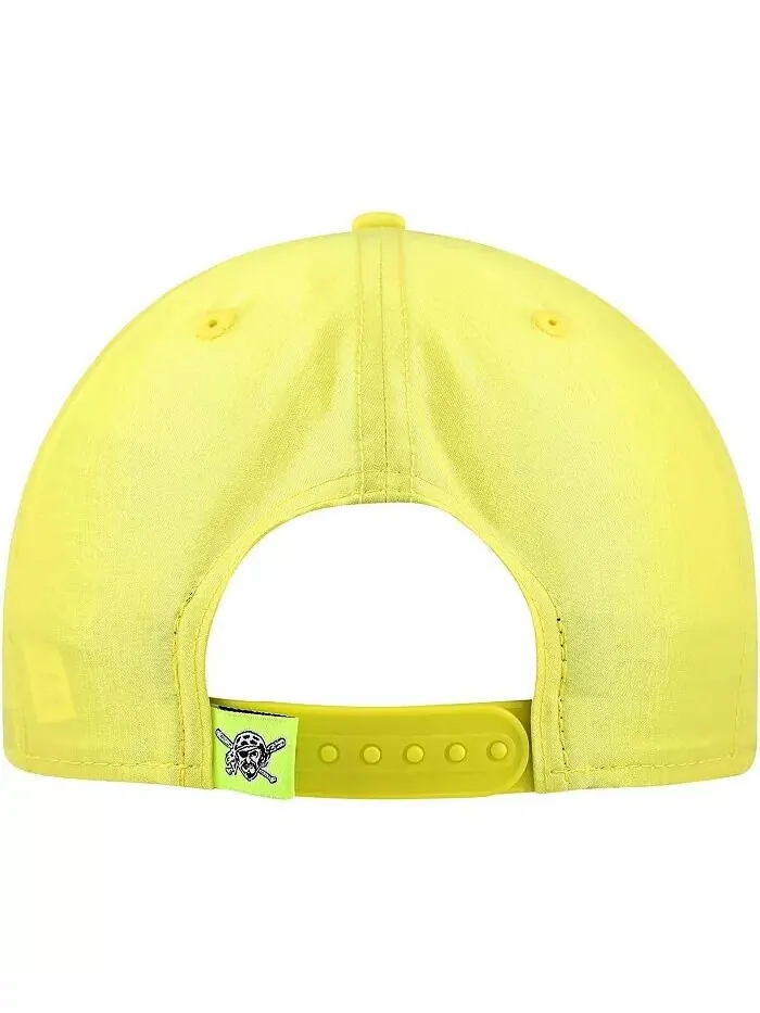 Мужская желтая кепка Pittsburgh Pirates Neon Golfer Snapback New Era — изображение 3 из 4, желтый