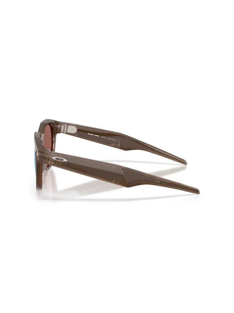 Солнцезащитные очки унисекс Meta HSTN Polarized AI, модель OW8002 Oakley — изображение 3 из 10, коричневый
