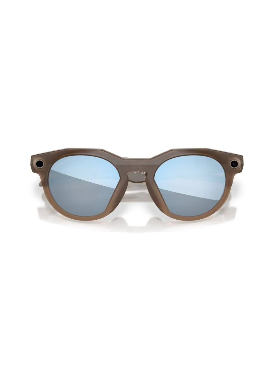 Солнцезащитные очки унисекс Meta HSTN Polarized AI, модель OW8002 Oakley — изображение 5 из 10, коричневый