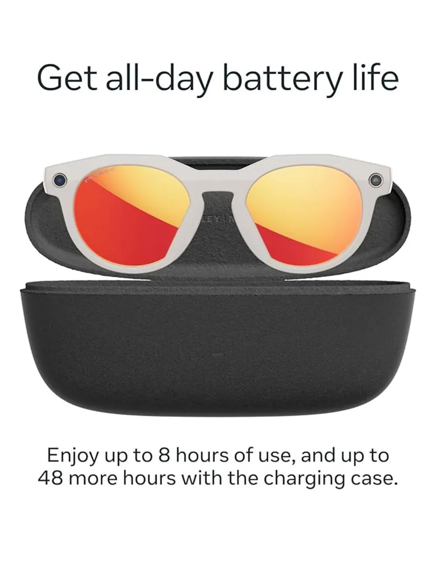 Солнцезащитные очки унисекс Meta HSTN Polarized AI, модель OW8002 Oakley — изображение 9 из 10, коричневый