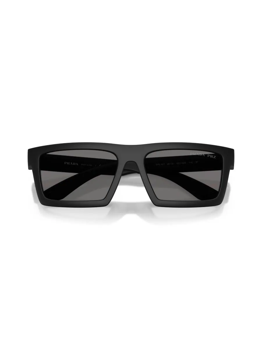 Мужские поляризованные солнцезащитные очки, PS A07S PRADA LINEA ROSSA — изображение 2 из 6, черный