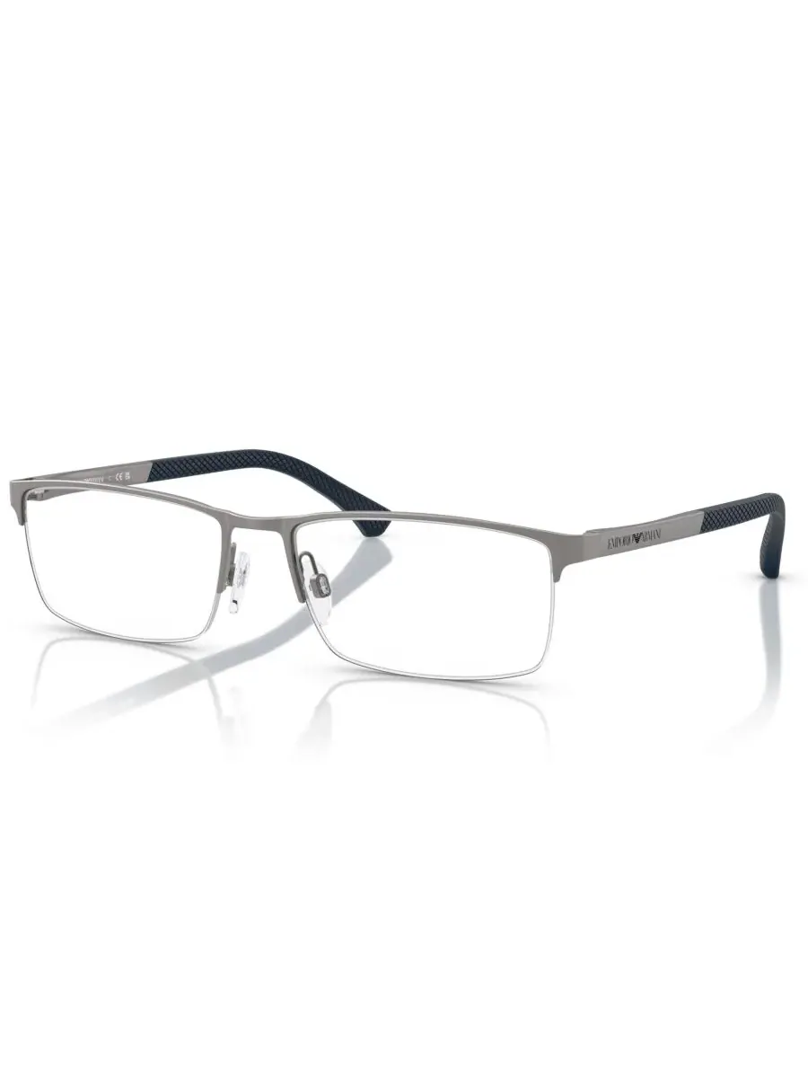 Мужские прямоугольные очки, EA1041 Emporio Armani — изображение 1 из 5, серый