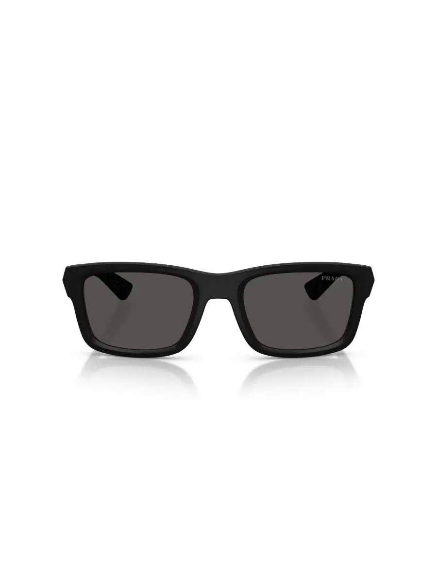 Мужские солнцезащитные очки с геометрическим рисунком, PS B10S Prada Linea Rossa — изображение 2 из 6, черный