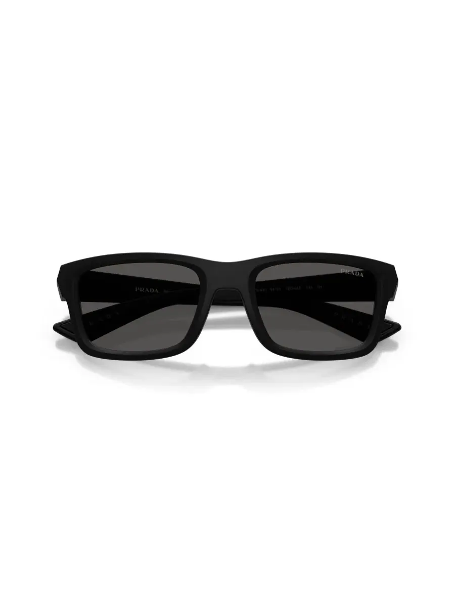 Мужские солнцезащитные очки с геометрическим рисунком, PS B10S Prada Linea Rossa — изображение 5 из 6, черный