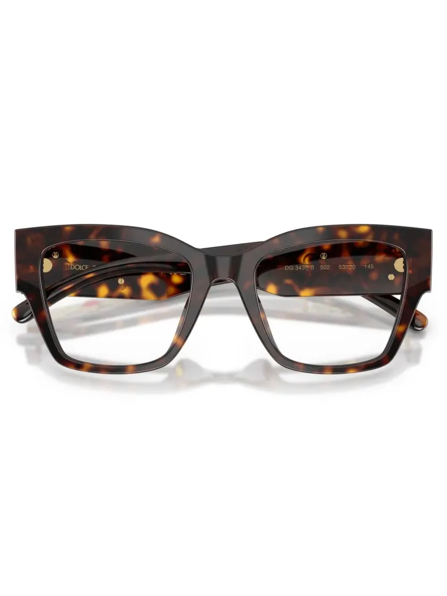 Женские очки-бабочки Dolce Gabbana, DG3435B Dolce&Gabbana — изображение 3 из 5, коричневый