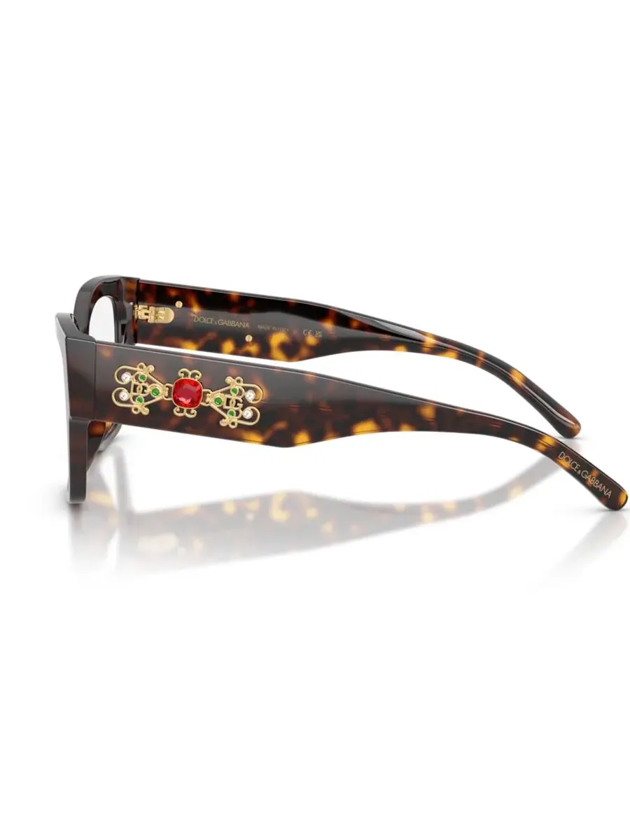 Женские очки-бабочки Dolce Gabbana, DG3435B Dolce&Gabbana — изображение 5 из 5, коричневый