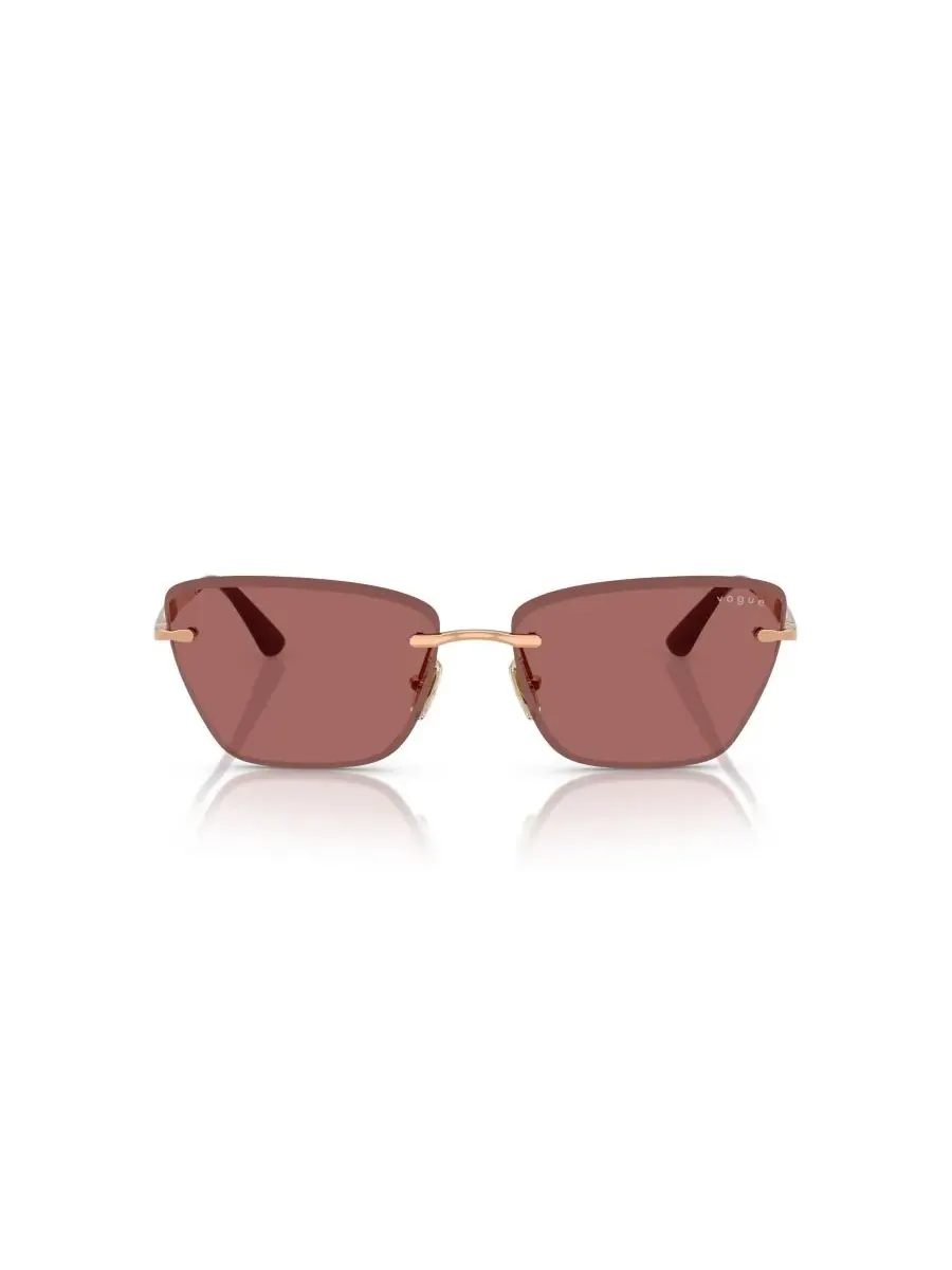 Женские солнцезащитные очки «кошачий глаз», VO4332S Vogue Eyewear — изображение 2 из 6, розовый золотистый