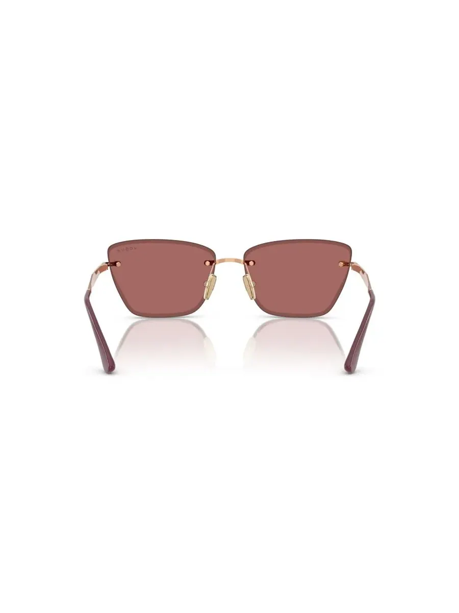 Женские солнцезащитные очки «кошачий глаз», VO4332S Vogue Eyewear — изображение 5 из 6, розовый золотистый