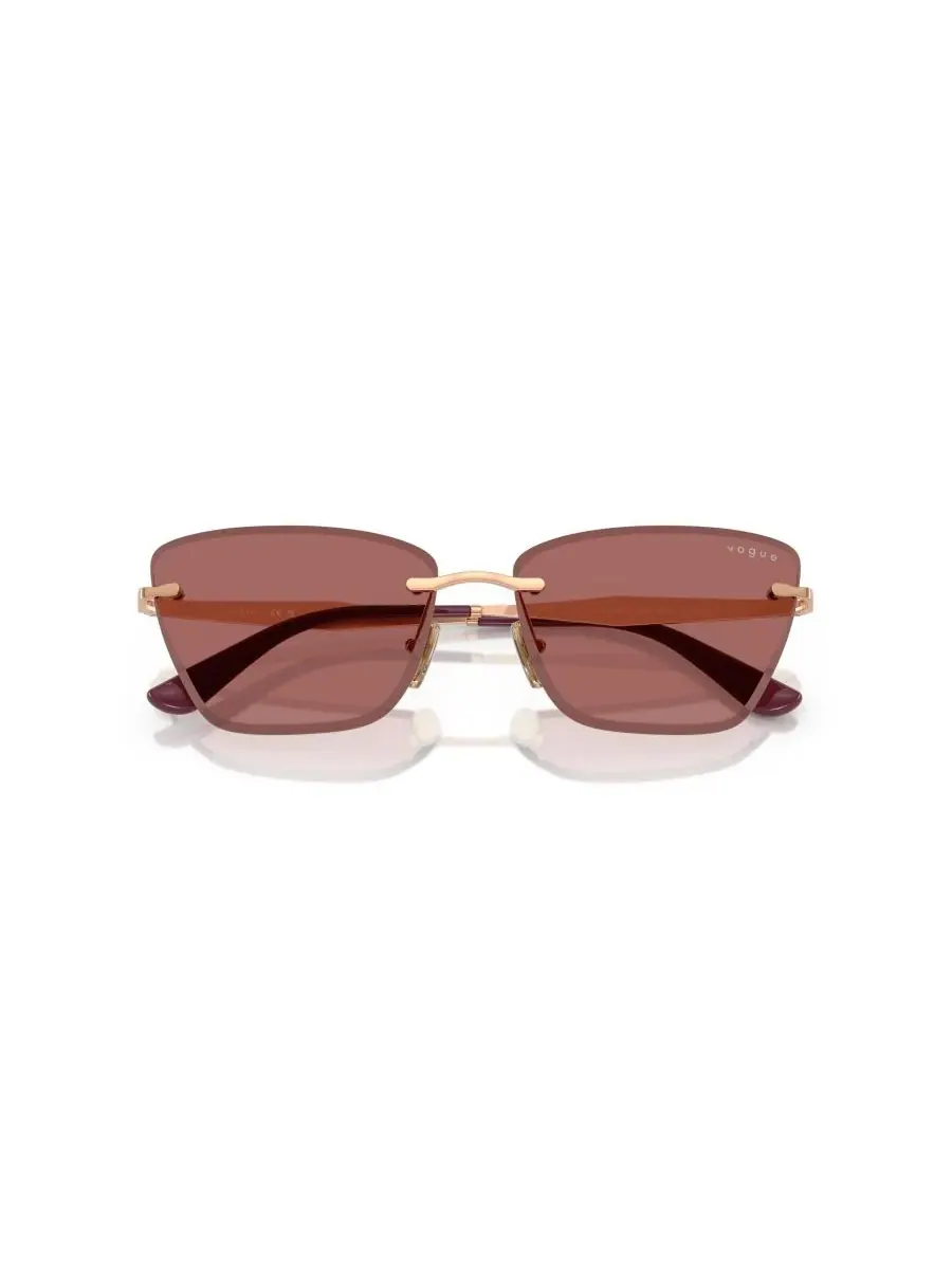 Женские солнцезащитные очки «кошачий глаз», VO4332S Vogue Eyewear — изображение 6 из 6, розовый золотистый