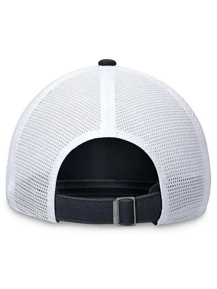 Мужская темно-синяя регулируемая шляпа New York Yankees Evergreen Wordmark Trucker Nike — изображение 3 из 4, темно-синий