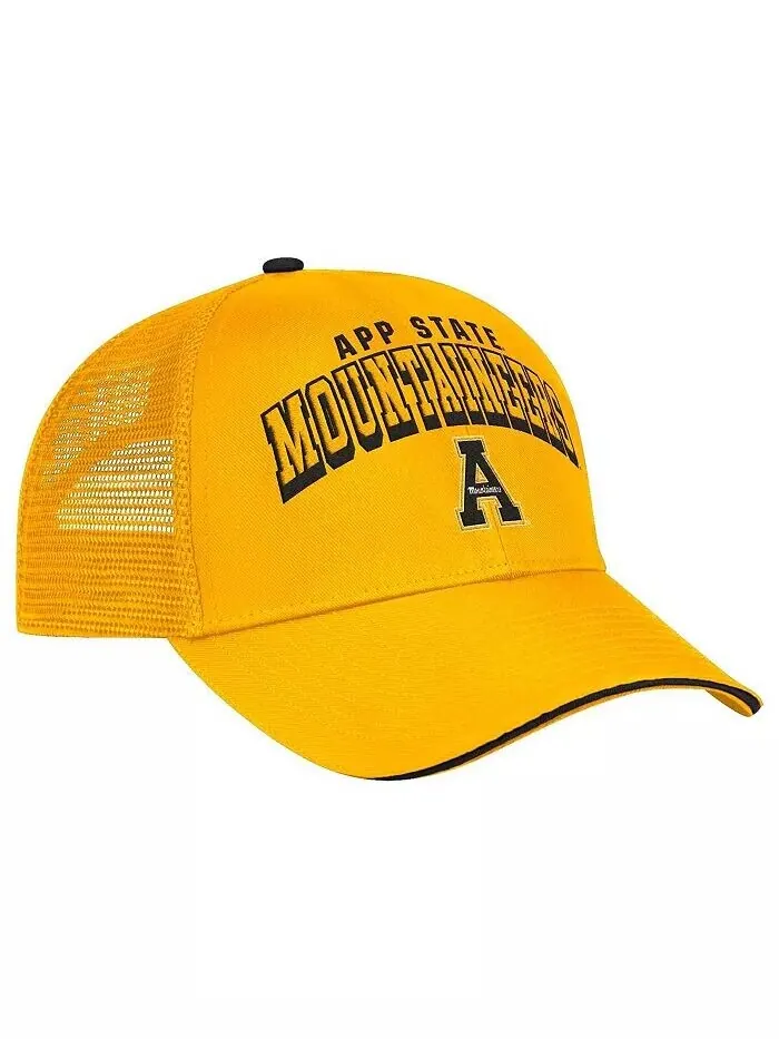 Мужская регулируемая кепка Appalachian State Mountaineers Wyatt золотого цвета Colosseum — изображение 2 из 4