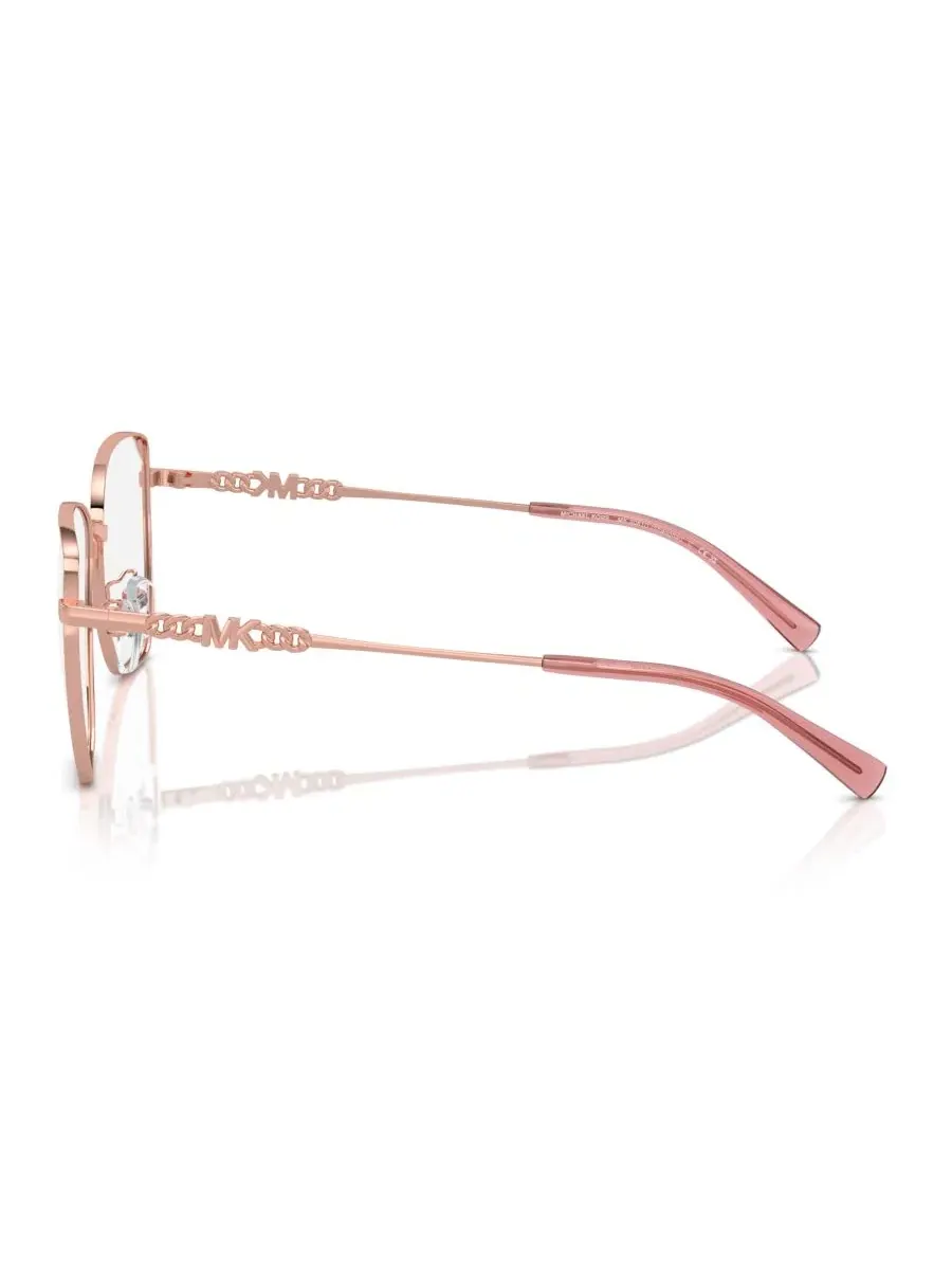 Очки женские Michael Kors Shanghai MK3081D — изображение 3 из 5, розовый золотистый
