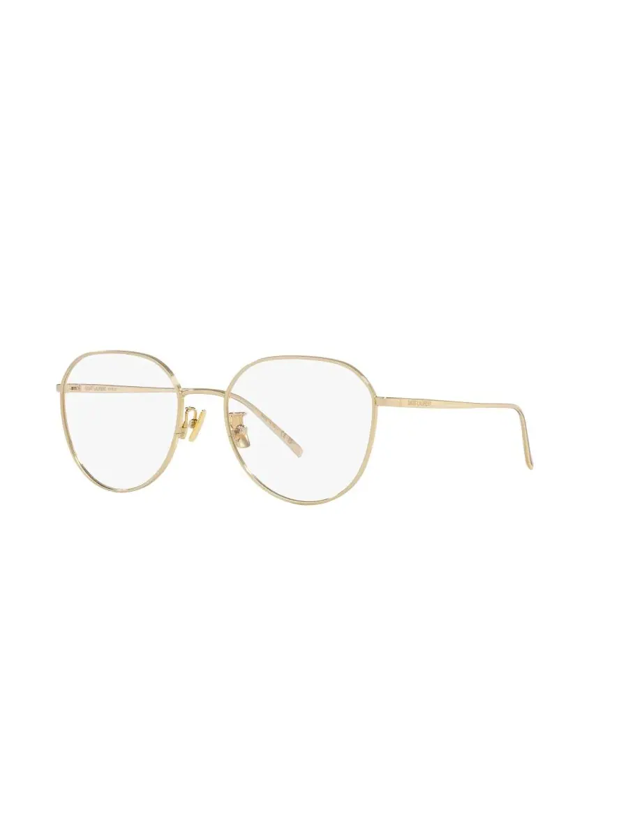 Очки оптические круглые металлические SL 484 Saint Laurent — изображение 1 из 5, золото