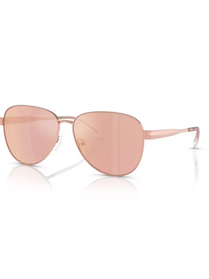 Женские солнцезащитные очки, Biarritz MK1160 Michael Kors — изображение 1 из 6, розовый золотистый
