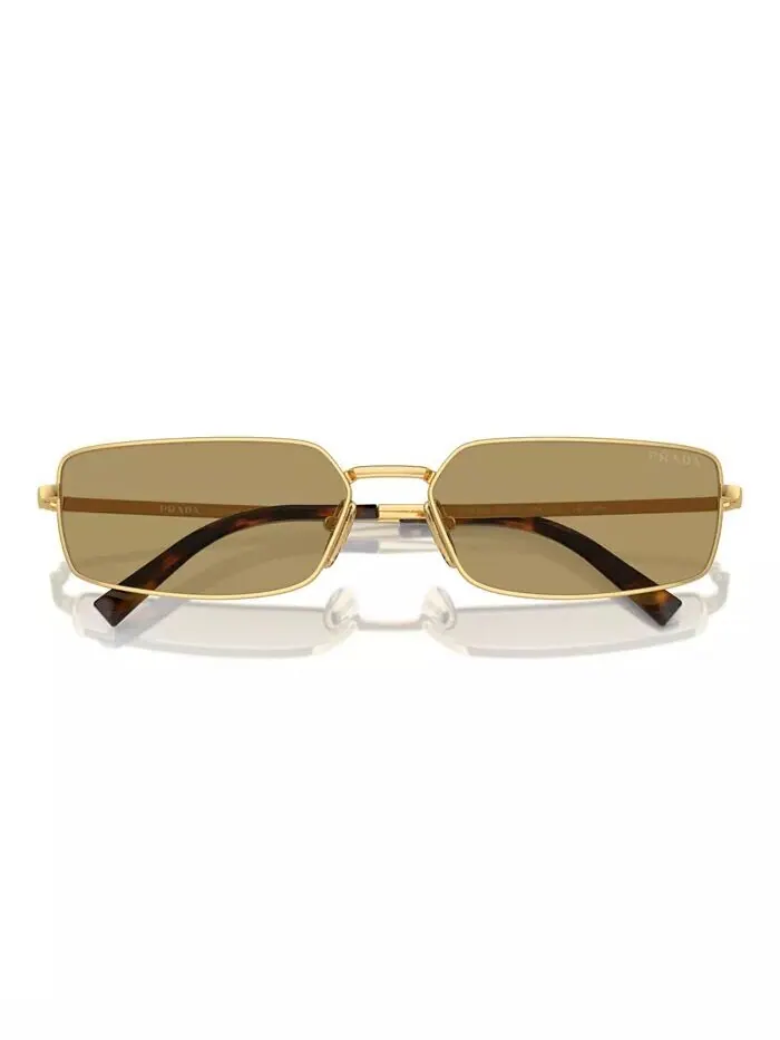 Женские солнцезащитные очки Signature прямоугольной формы, PR A60S PRADA — изображение 5 из 6, золото