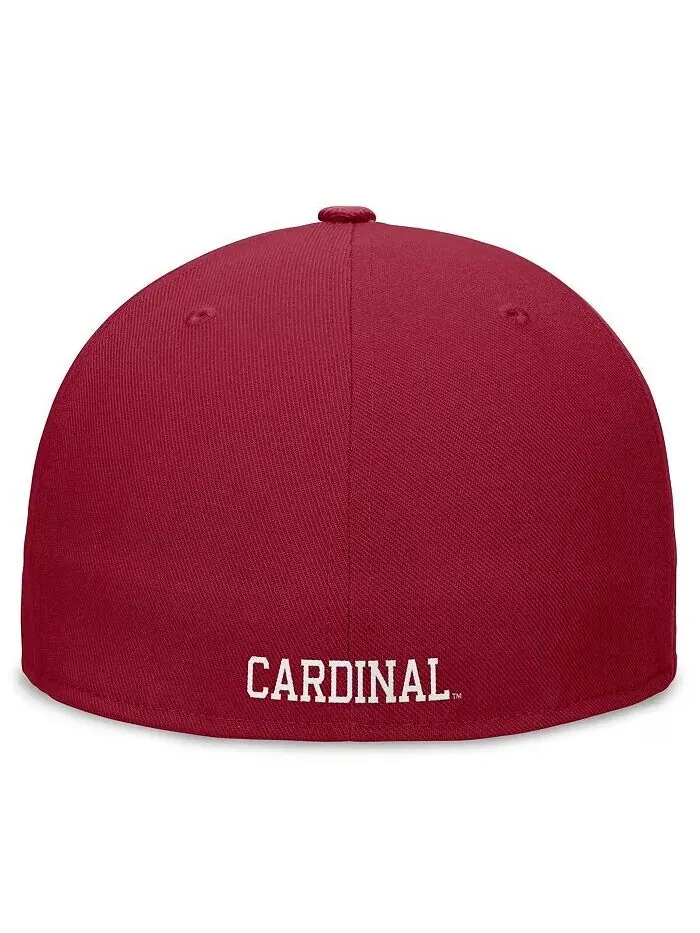 Мужская приталенная шляпа Cardinal Stanford Cardinal Legacy True Fit Nike — изображение 2 из 4, красный