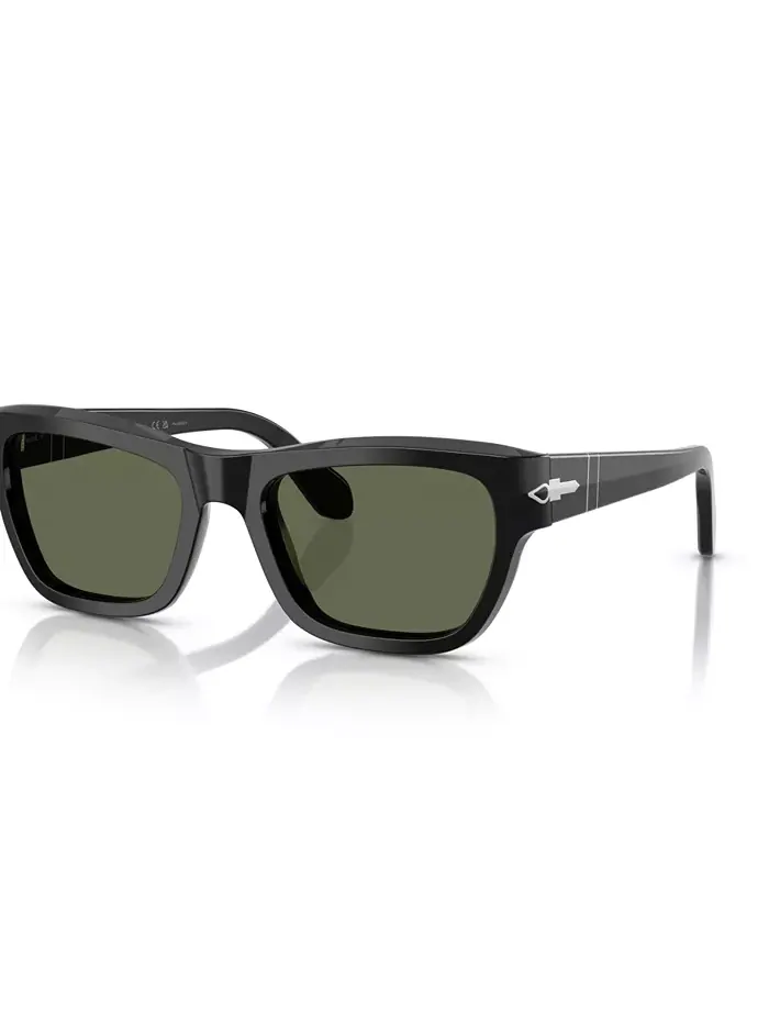 Унисекс поляризованные солнцезащитные очки, PO0091S Persol — черный
