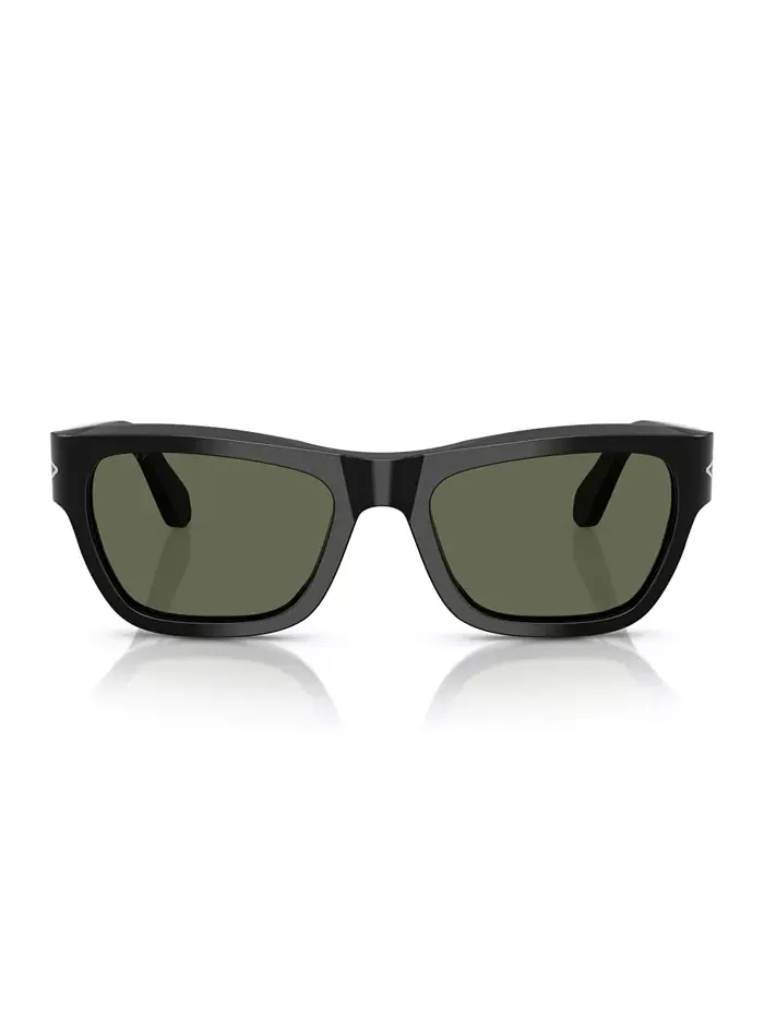 Унисекс поляризованные солнцезащитные очки, PO0091S Persol — изображение 2 из 6, черный
