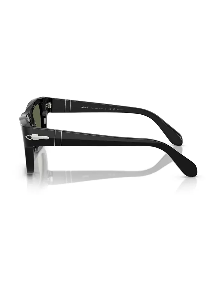 Унисекс поляризованные солнцезащитные очки, PO0091S Persol — изображение 3 из 6, черный