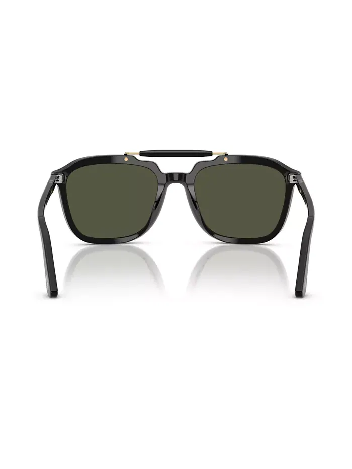 Унисекс круглые солнцезащитные очки, PO0203S Persol — изображение 4 из 6, черный