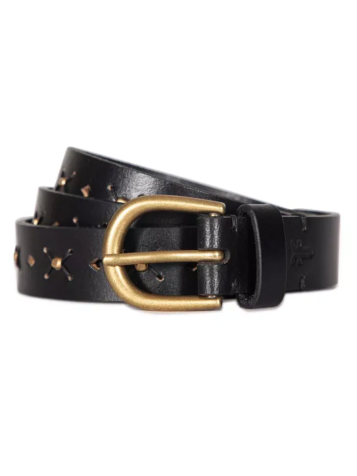 Женский пояс с бисером Perf Belt Frye — изображение 1 из 5, черный