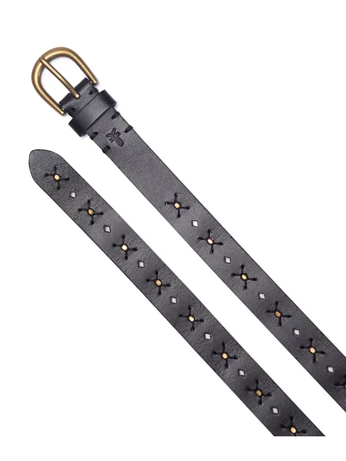 Женский пояс с бисером Perf Belt Frye — изображение 3 из 5, черный
