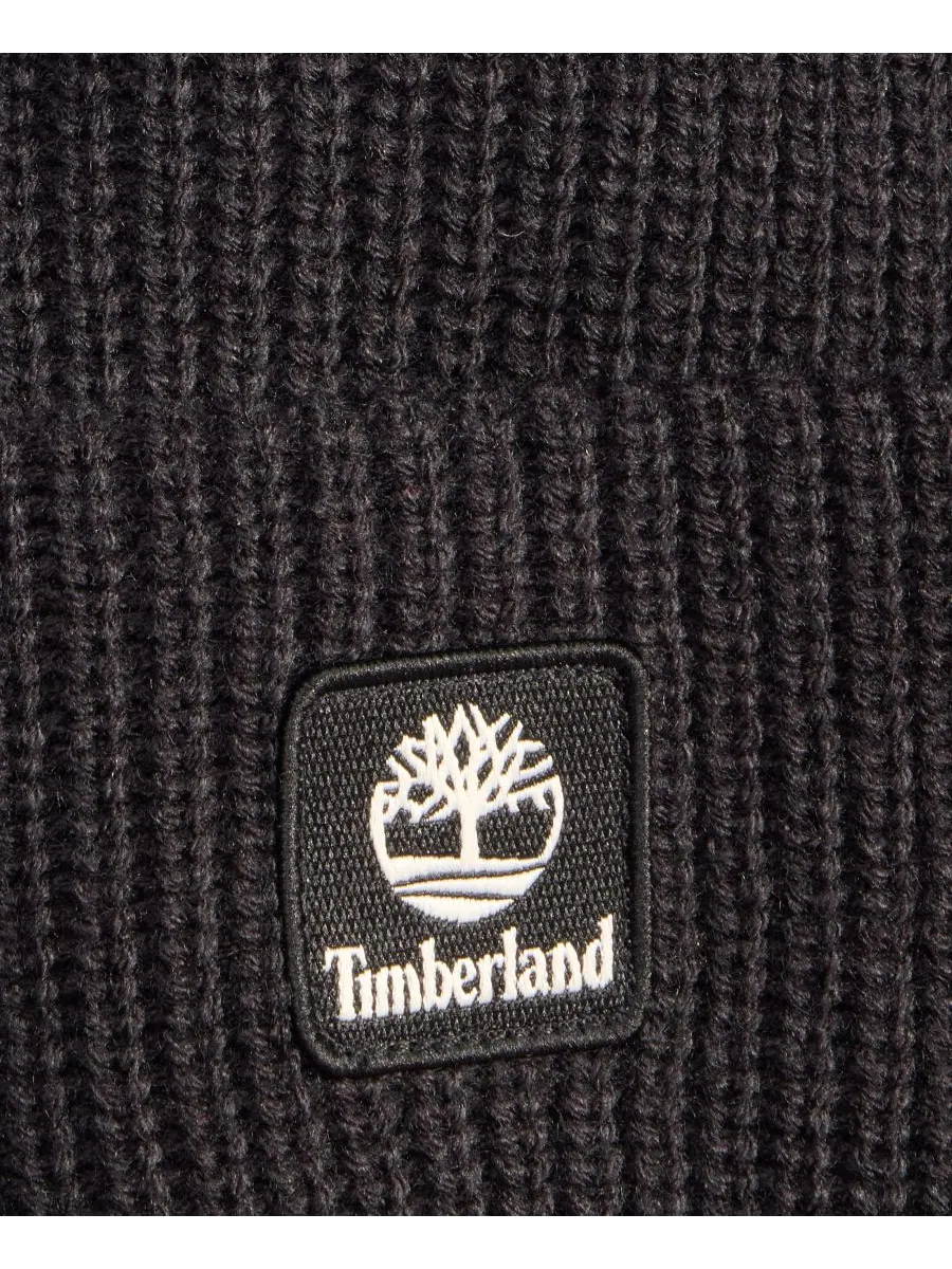 Мужская рыбацкая шапка с логотипом и манжетой Timberland — изображение 3 из 3, черный