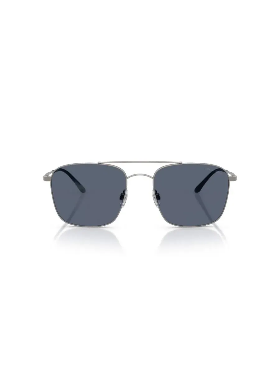 Мужские квадратные солнцезащитные очки, AR6080 Giorgio Armani — изображение 2 из 5, серый