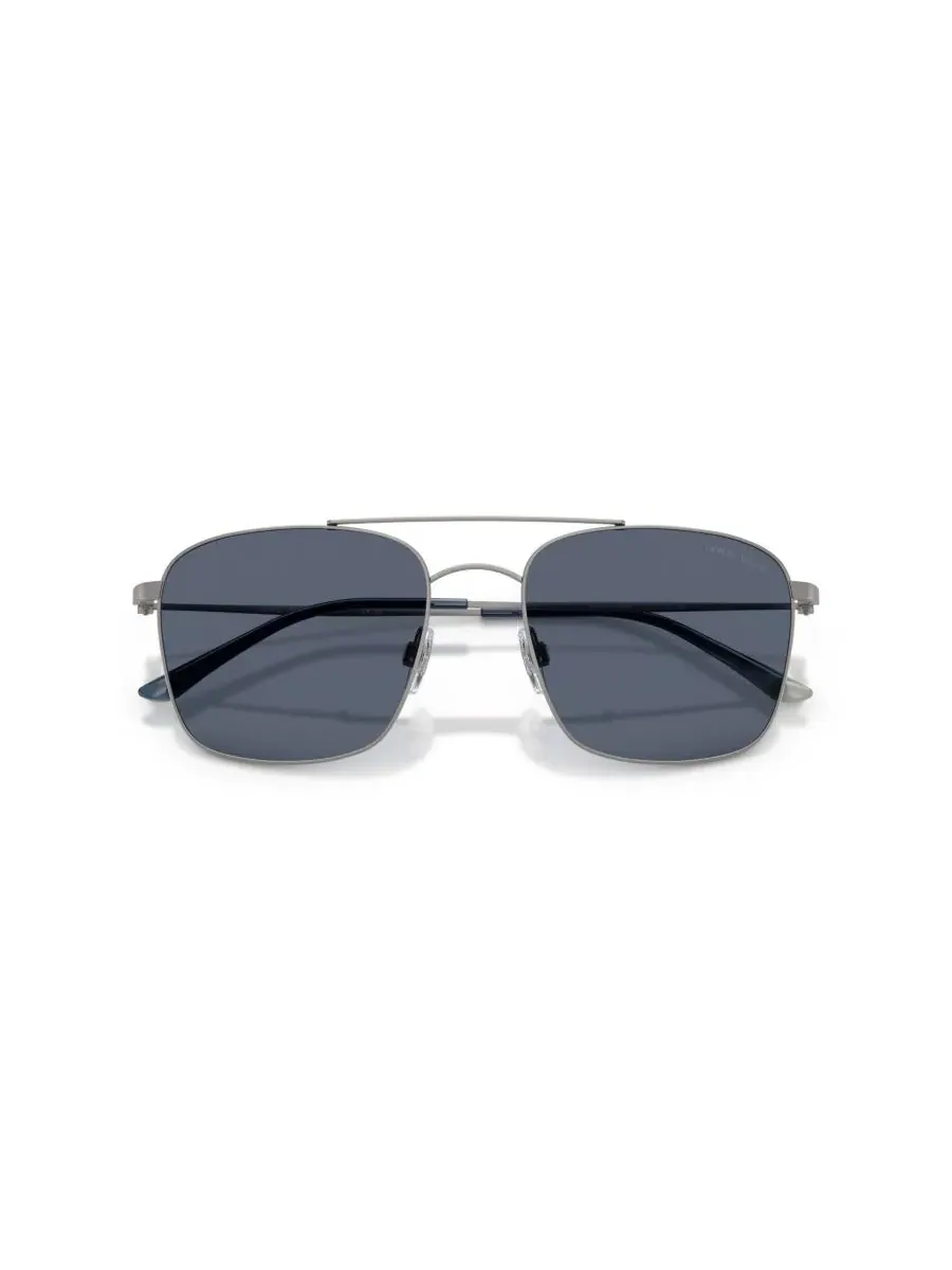 Мужские квадратные солнцезащитные очки, AR6080 Giorgio Armani — изображение 4 из 5, серый