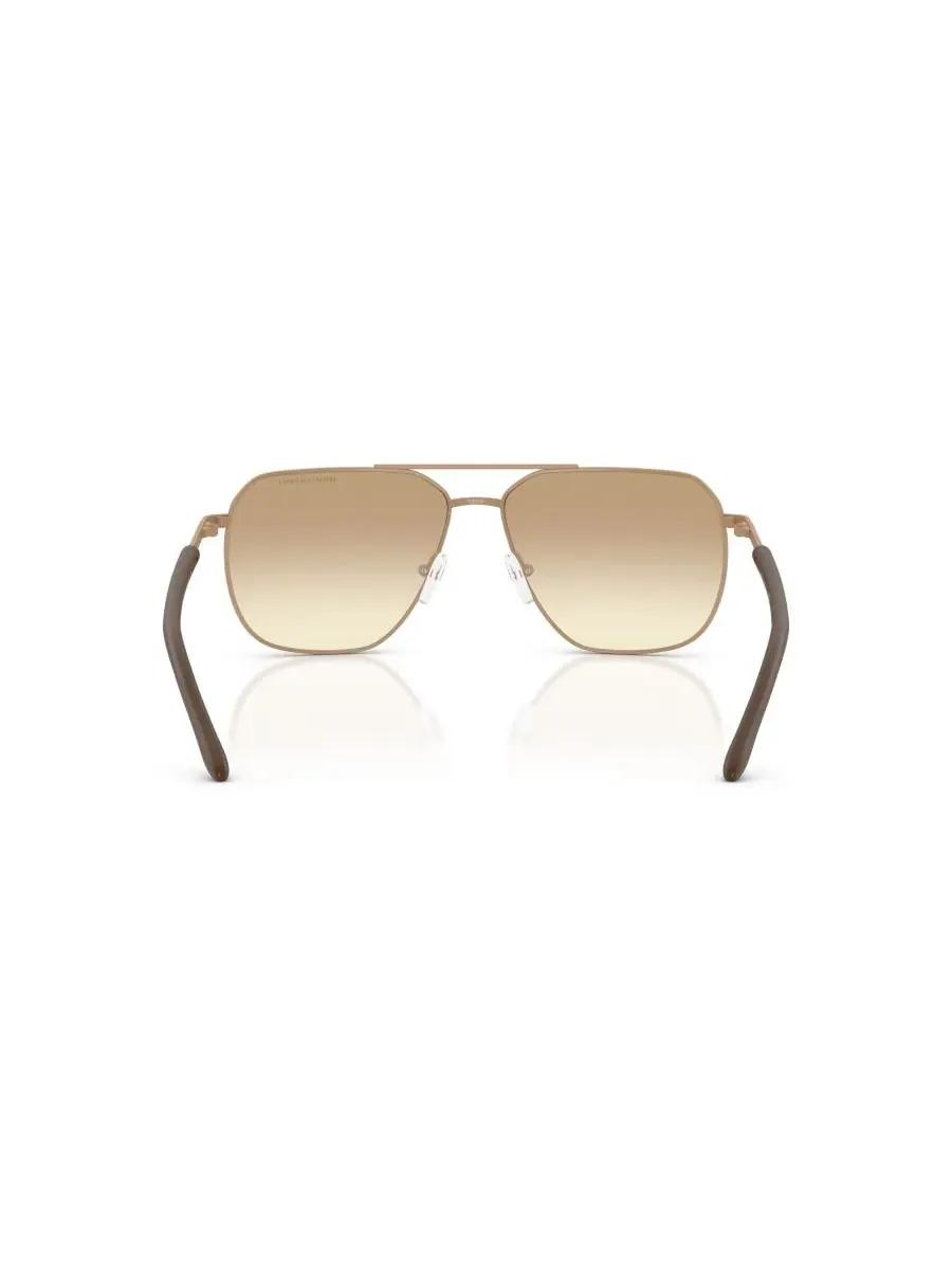 Мужские солнцезащитные очки AX2057S Armani Exchange — изображение 3 из 4, бежевый коричневый