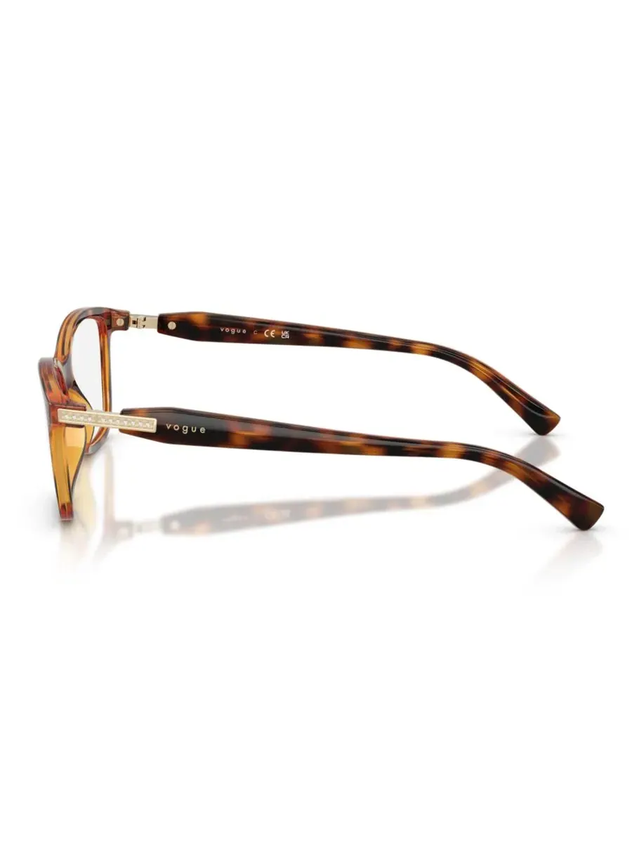 Женские квадратные очки, VO5680B Vogue Eyewear, темно-havana — изображение 5 из 5, коричневый