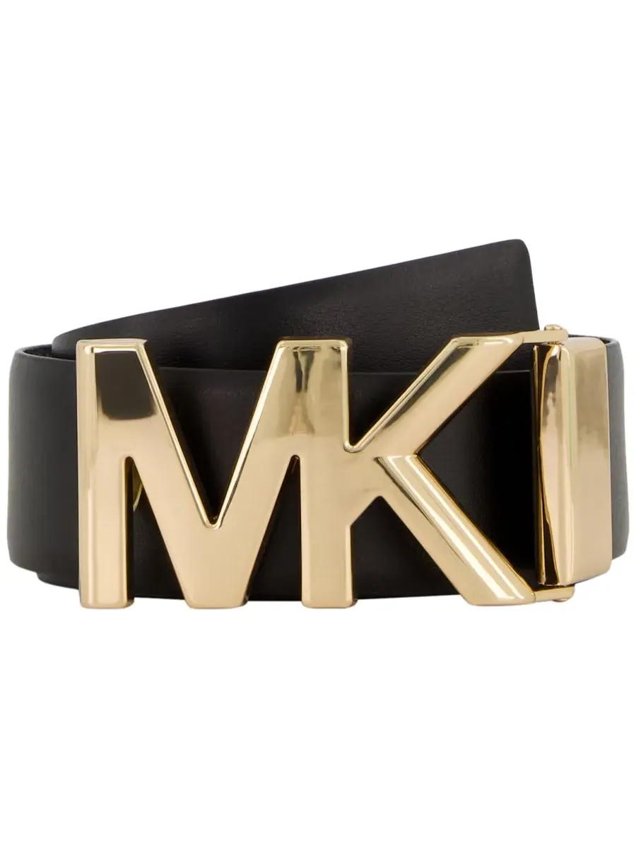 Женские кожаные ремни (комплект из 2 штук) Michael Kors — изображение 2 из 10, черный