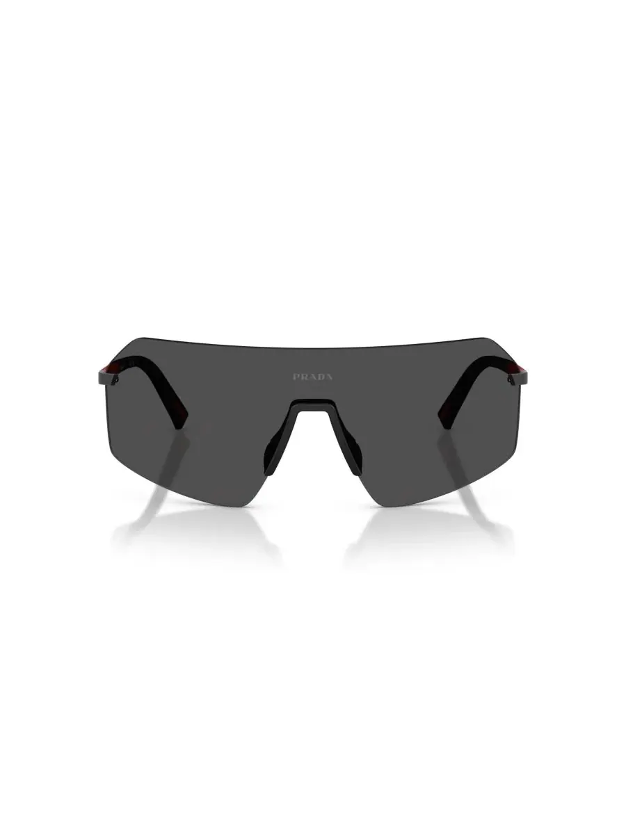 Мужские солнцезащитные очки Prada Linea Rossa с геометрическим рисунком, PS B50S Persol — изображение 2 из 6, черный