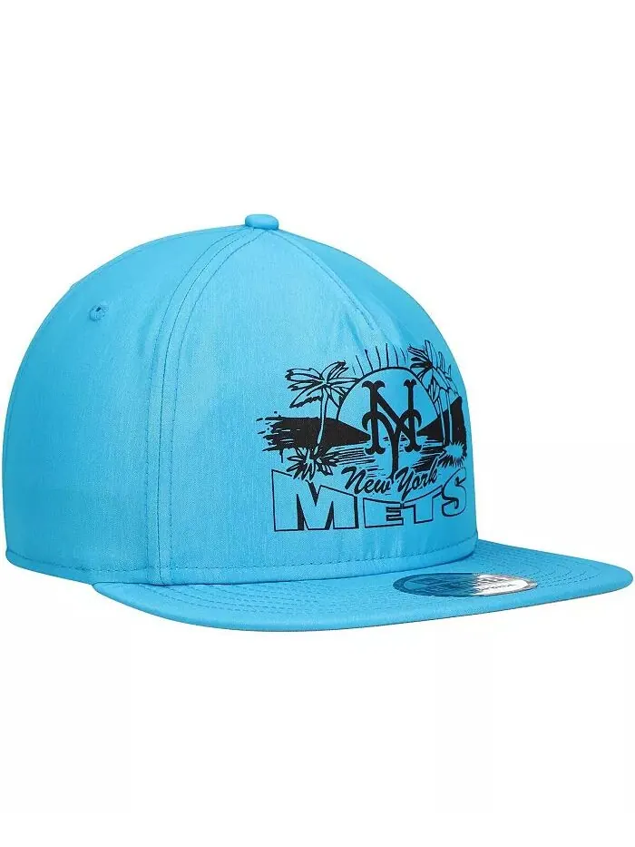 Мужская синяя бейсболка-кепка New York Mets Neon Golfer New Era — изображение 3 из 4