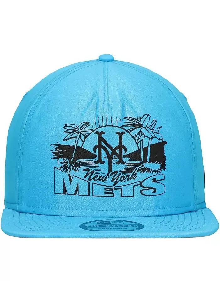 Мужская синяя бейсболка-кепка New York Mets Neon Golfer New Era — изображение 4 из 4