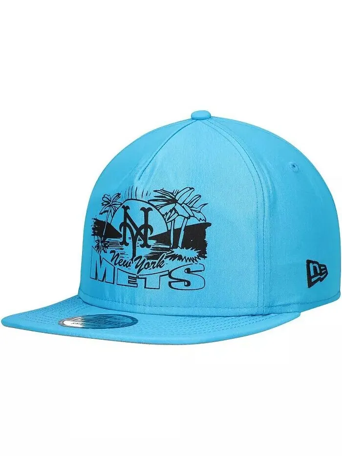 Мужская синяя кепка New York Mets Neon Golfer Snapback New Era