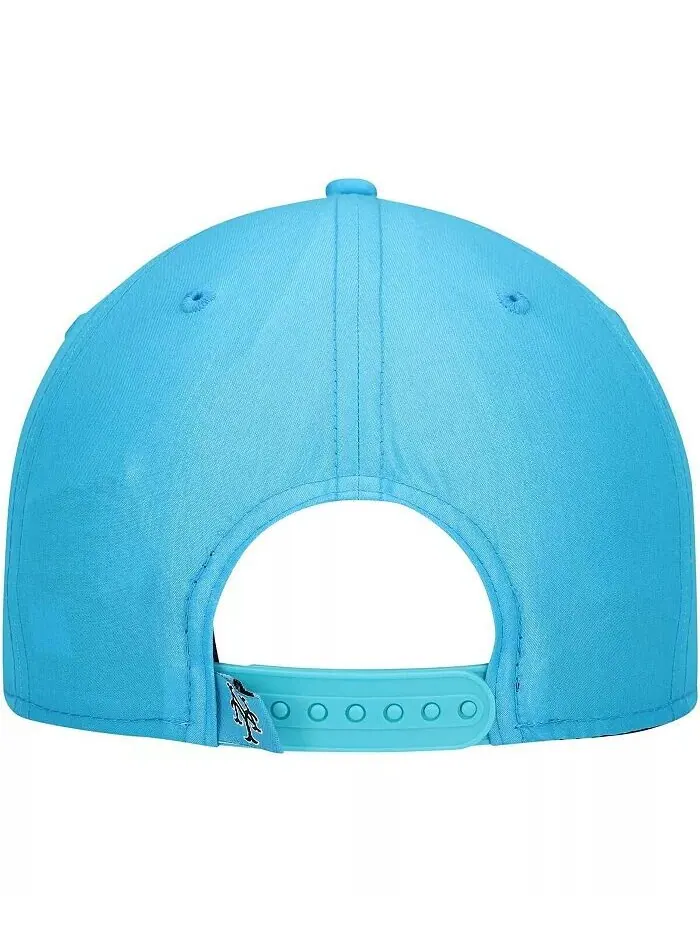 Мужская синяя кепка New York Mets Neon Golfer Snapback New Era — изображение 2 из 4, синий