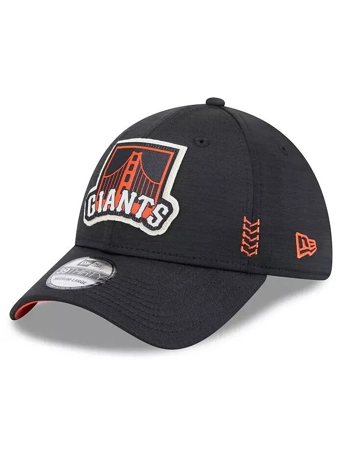 Мужская черная кепка San Francisco Giants 2024 Clubhouse 39THIRTY Flex Fit New Era — изображение 1 из 4, черный