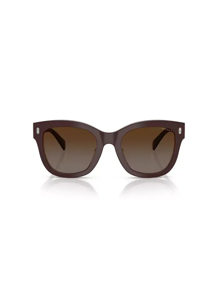 Женские поляризационные солнцезащитные очки, RA5301U Ralph by Ralph Lauren — изображение 5 из 6, коричневый