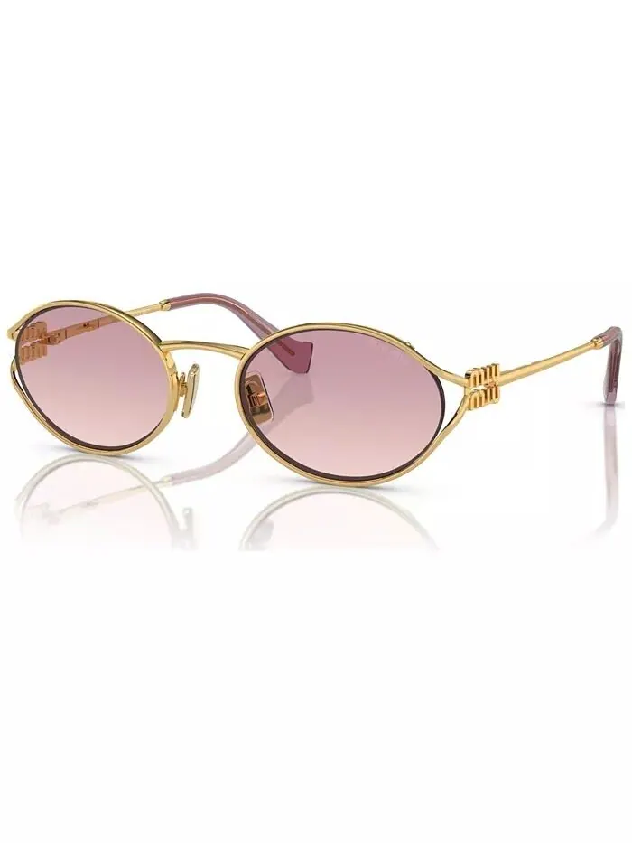 Женские солнцезащитные очки MIU MIU — золотистый