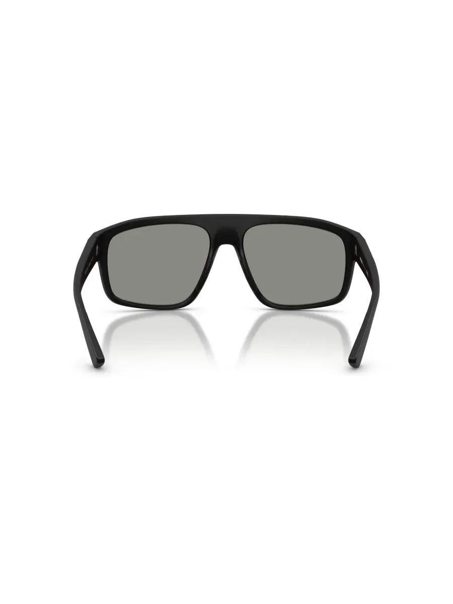 Мужские солнцезащитные очки с геометрическим рисунком, PS B02S Prada Linea Rossa — изображение 4 из 6, черный