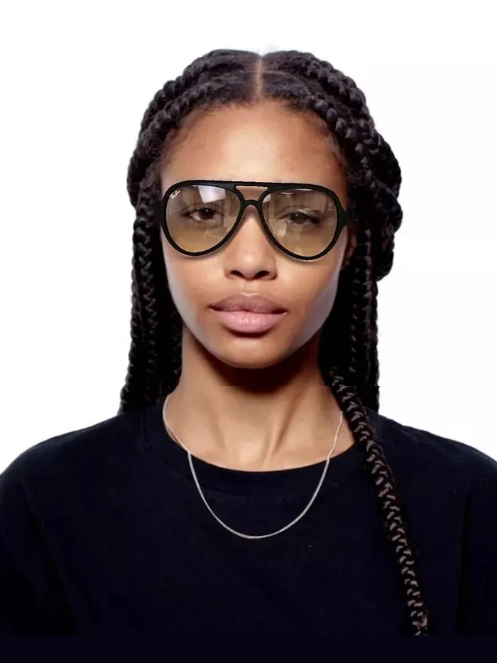 Солнцезащитные очки Ray-Ban — изображение 8 из 8, серый/черный