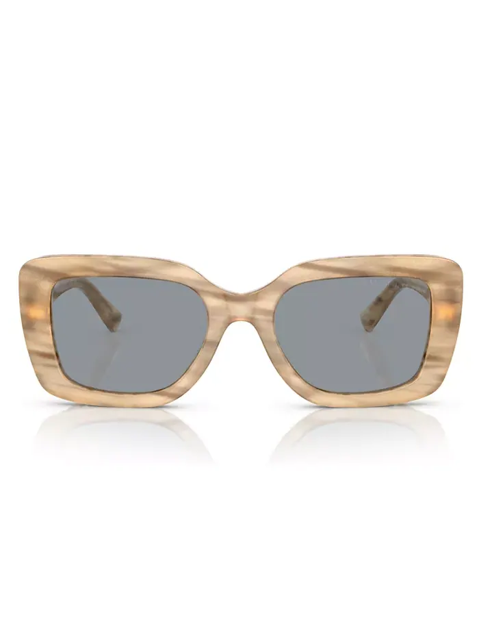 Женские солнцезащитные очки The Nikki, зеркальные RL8217U Ralph Lauren — изображение 2 из 6, коричневый