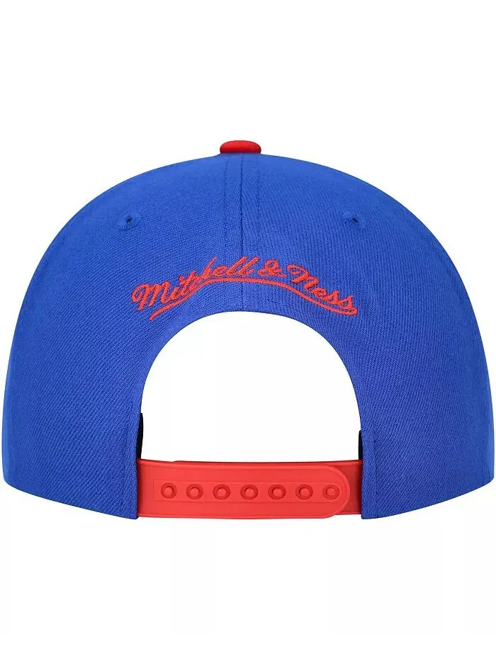 Мужская синяя бейсболка Washington Capitals Core Team Ground 2.0 Snapback Mitchell & Ness — изображение 3 из 4