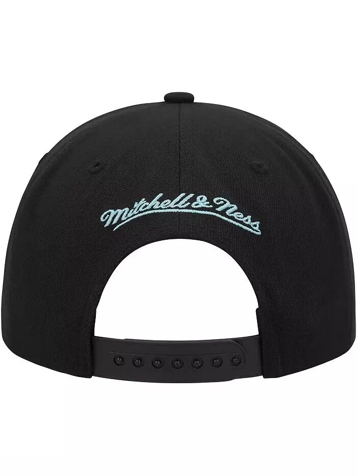 Мужская черная кепка Snapback Seattle Kraken Core Team Script 2.0 Mitchell & Ness — изображение 3 из 4, черный