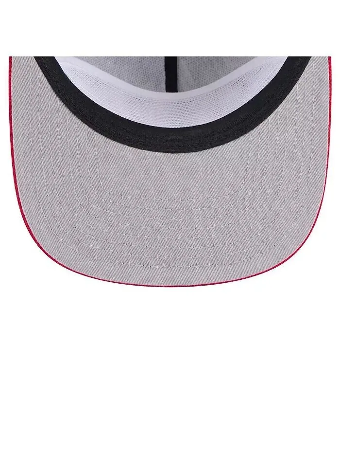 Мужская черная кепка для гольфа Washington Nationals Throwback с сеткой New Era — изображение 3 из 4, черный красный
