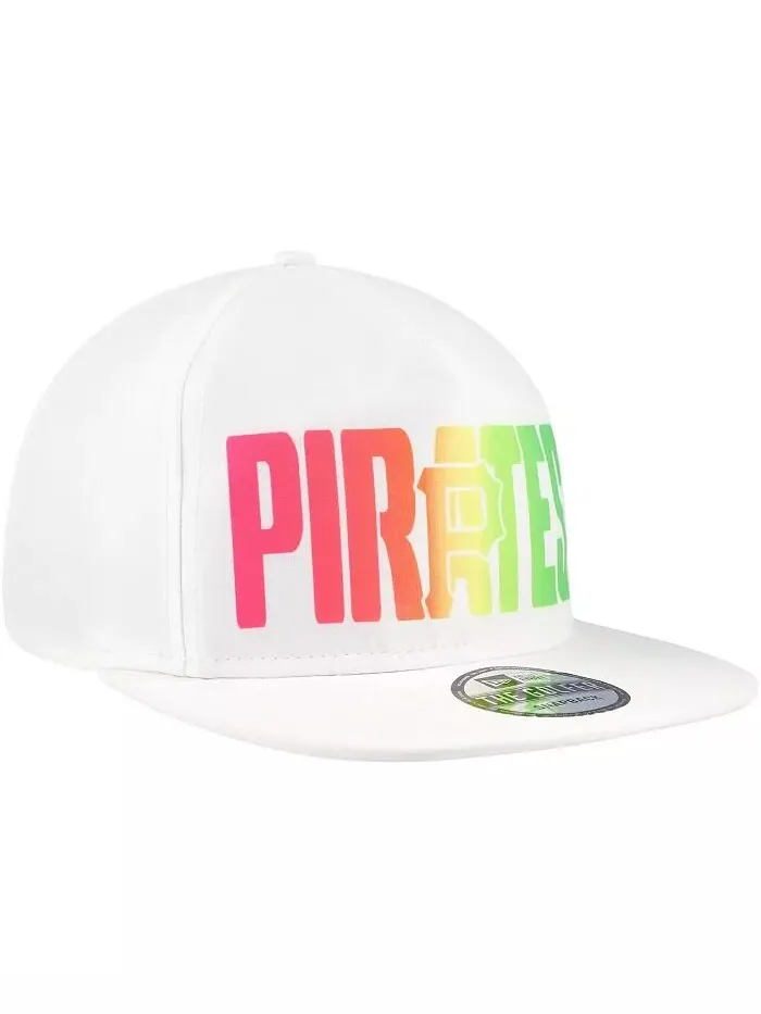 Мужская белая бейсболка-кепка Pittsburgh Pirates Spring Spectrum Golfer Snapback New Era — изображение 3 из 4