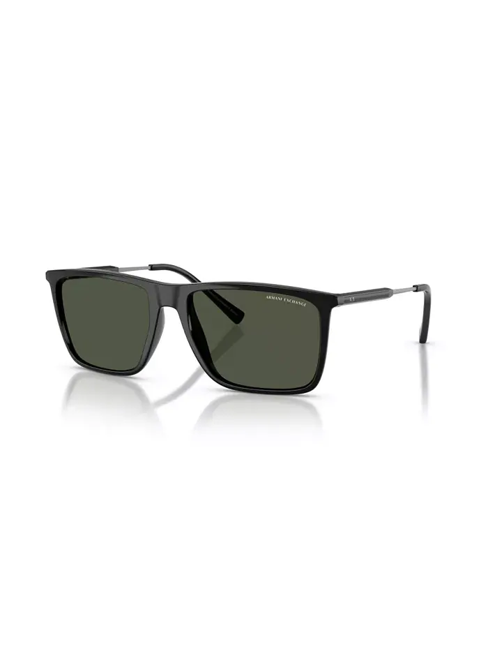 Мужские поляризационные солнцезащитные очки AX4160S Armani Exchange — изображение 1 из 6, черный