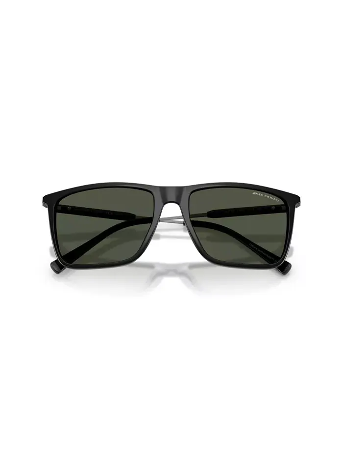 Мужские поляризационные солнцезащитные очки AX4160S Armani Exchange — изображение 5 из 6, черный