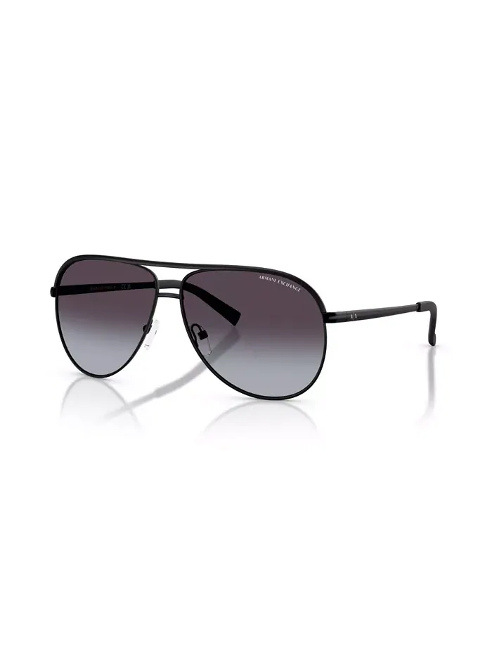 Унисекс пилотские солнцезащитные очки, AX2002 A|X Armani Exchange — изображение 1 из 6, черный